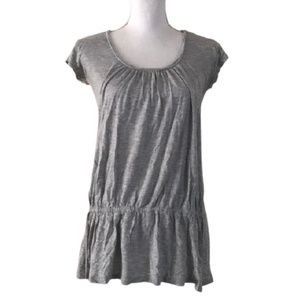 GAP XS drawstring gray lightweight grey gray short sleeve